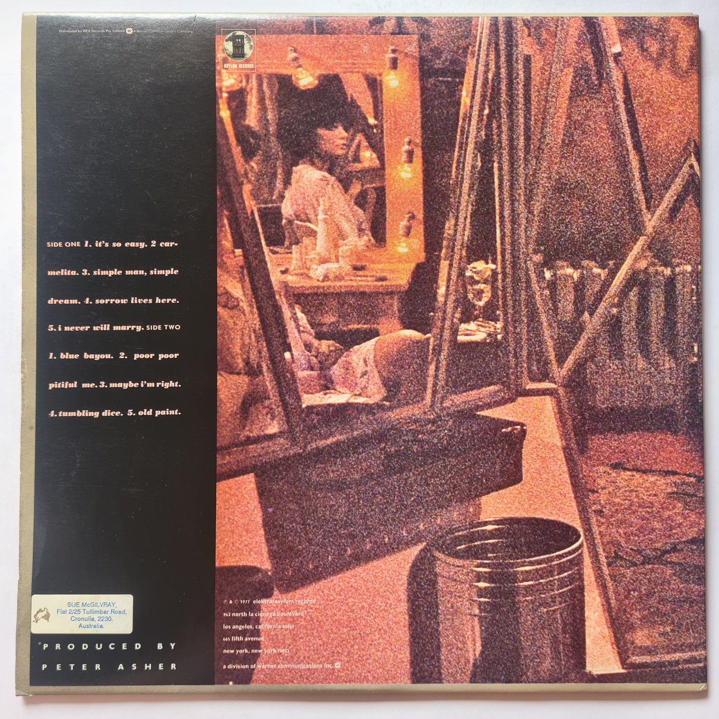 Linda Ronstadt – Simple Dreams - 1977 (Gatefold) - Vinyl Record LP (near mint)