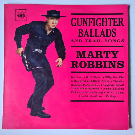 Marty Robbins – Gunfighter Ballads And Trail Songs - 1959 (70's Australian Reissue) Vinyl Record LP
