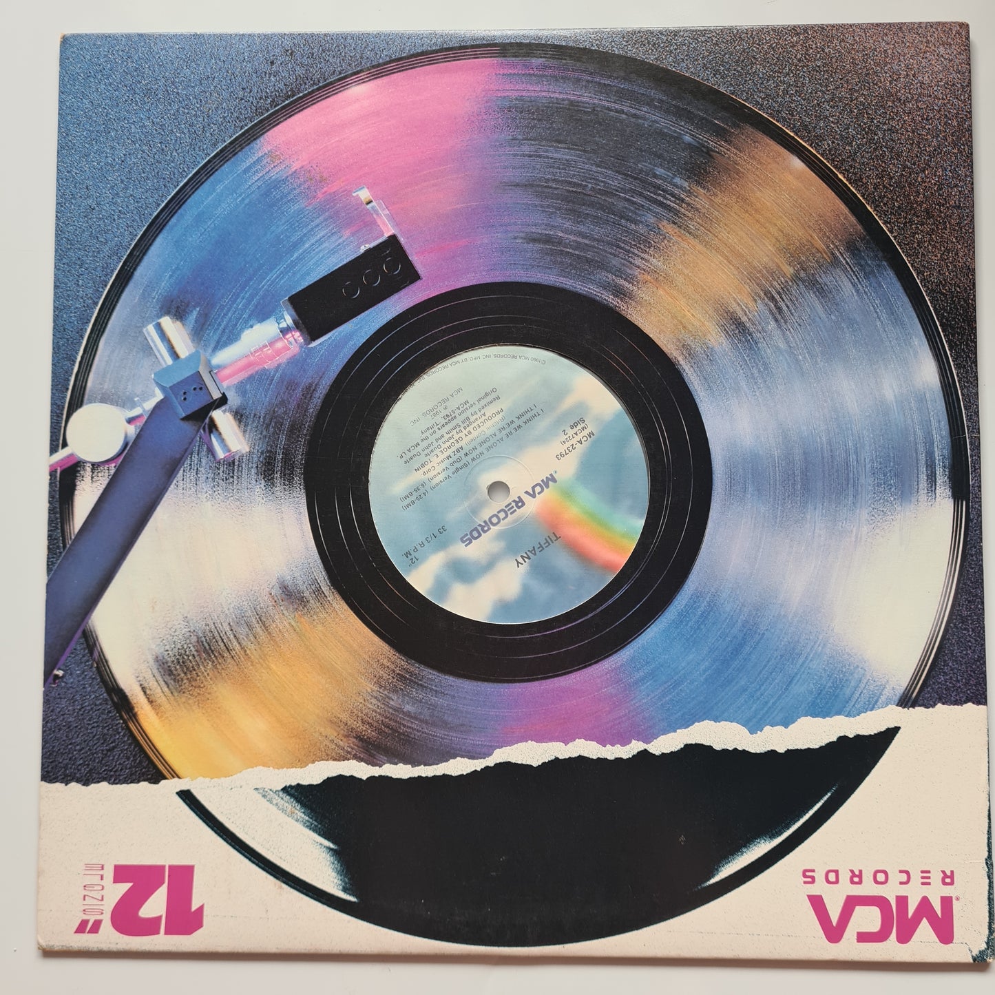 Tiffany – I Think We're Alone Now (extended dance mix) - 1987 - Vinyl Record 12" Maxi Single (STRANGER THINGS)