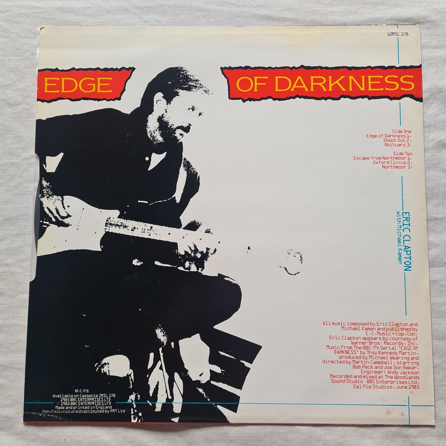 Eric Clapton – Edge Of Darkness - 1985 - Vinyl Record