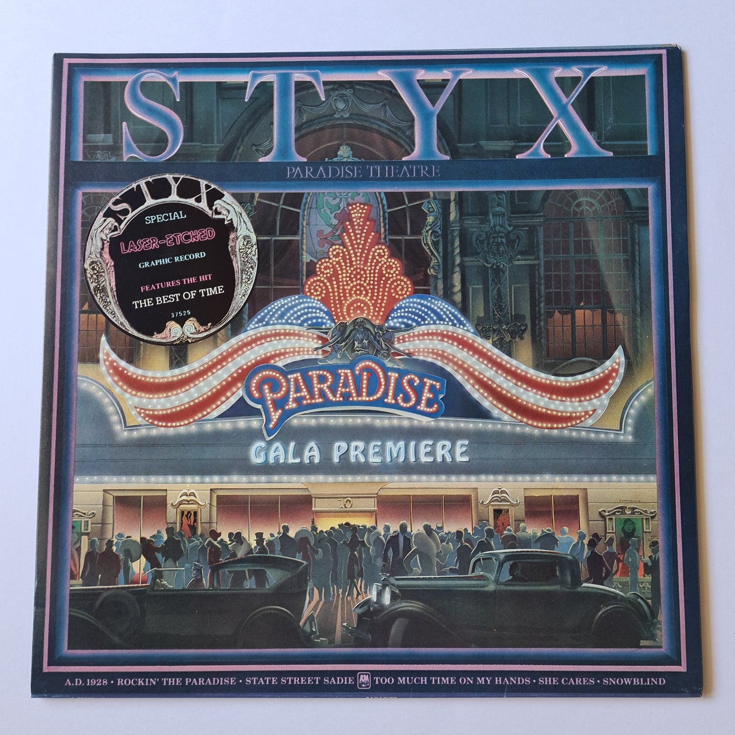 Styx – Paradise - 1981 (Laser-etched Vinyl) - Vinyl Record