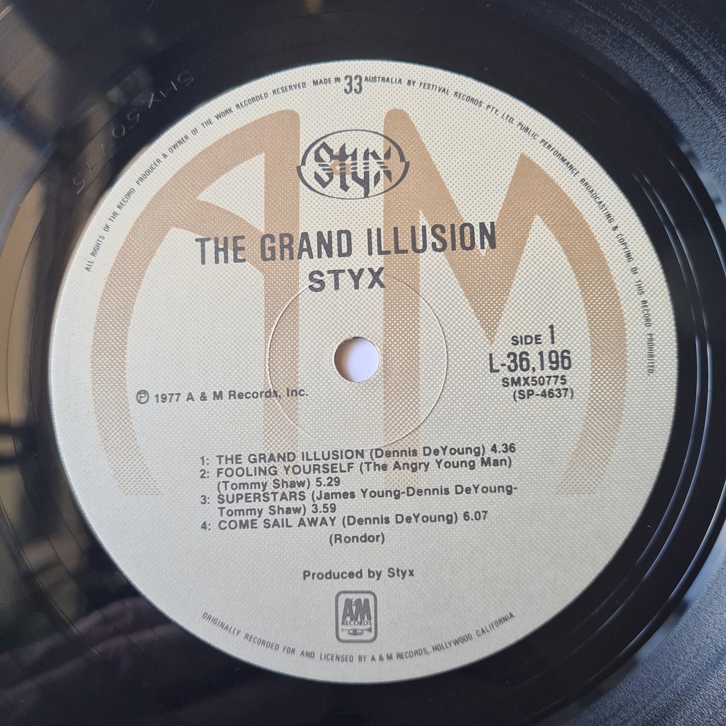 Styx – The Grand Illusion - 1977 - Vinyl Record
