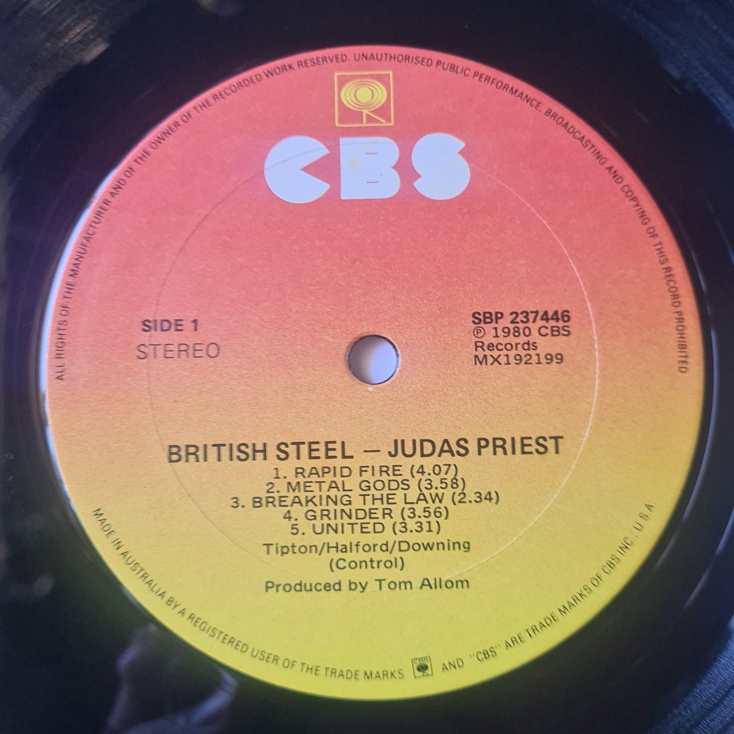 Judas Priest – British Steel - 1980 - Vinyl Record