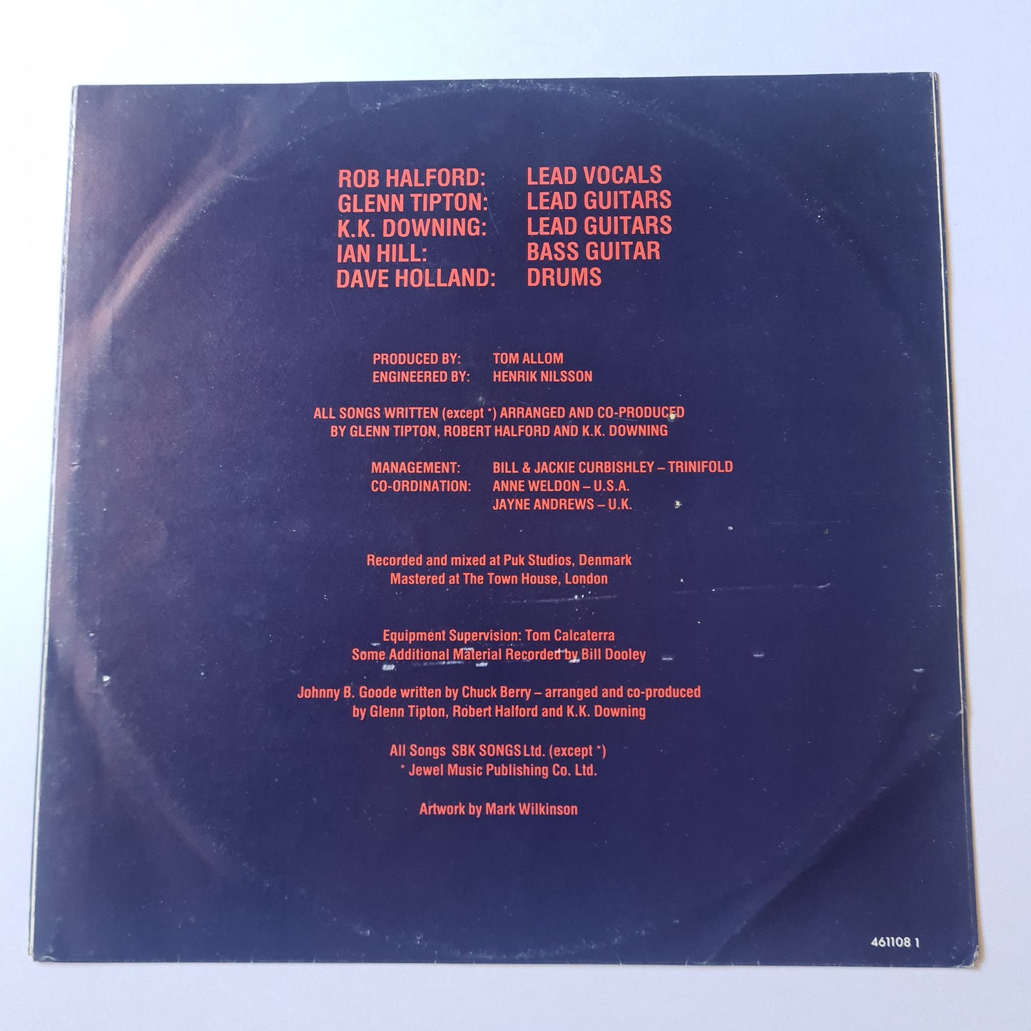 Judas Priest – Ram It Down - 1988 - Vinyl Record