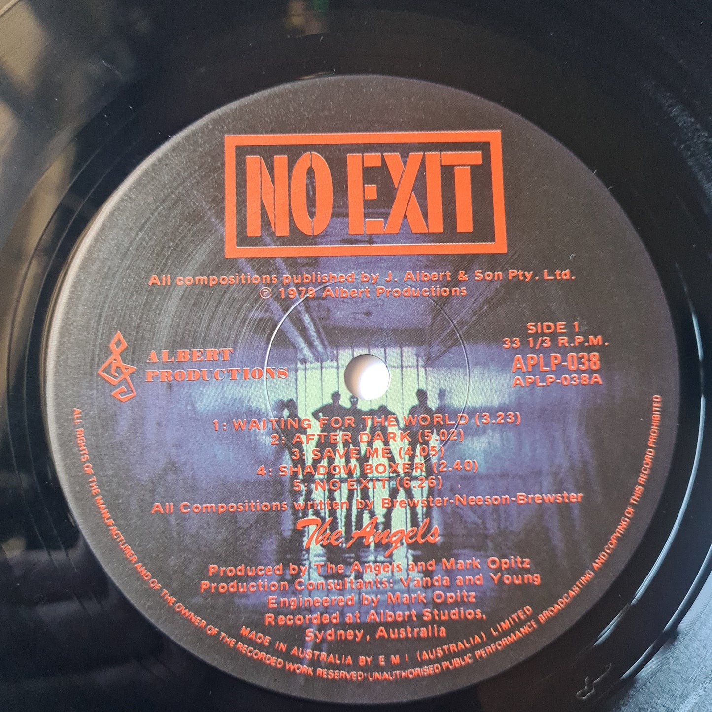 The Angels – No Exit - 1979 (Gatefold) - Vinyl Record