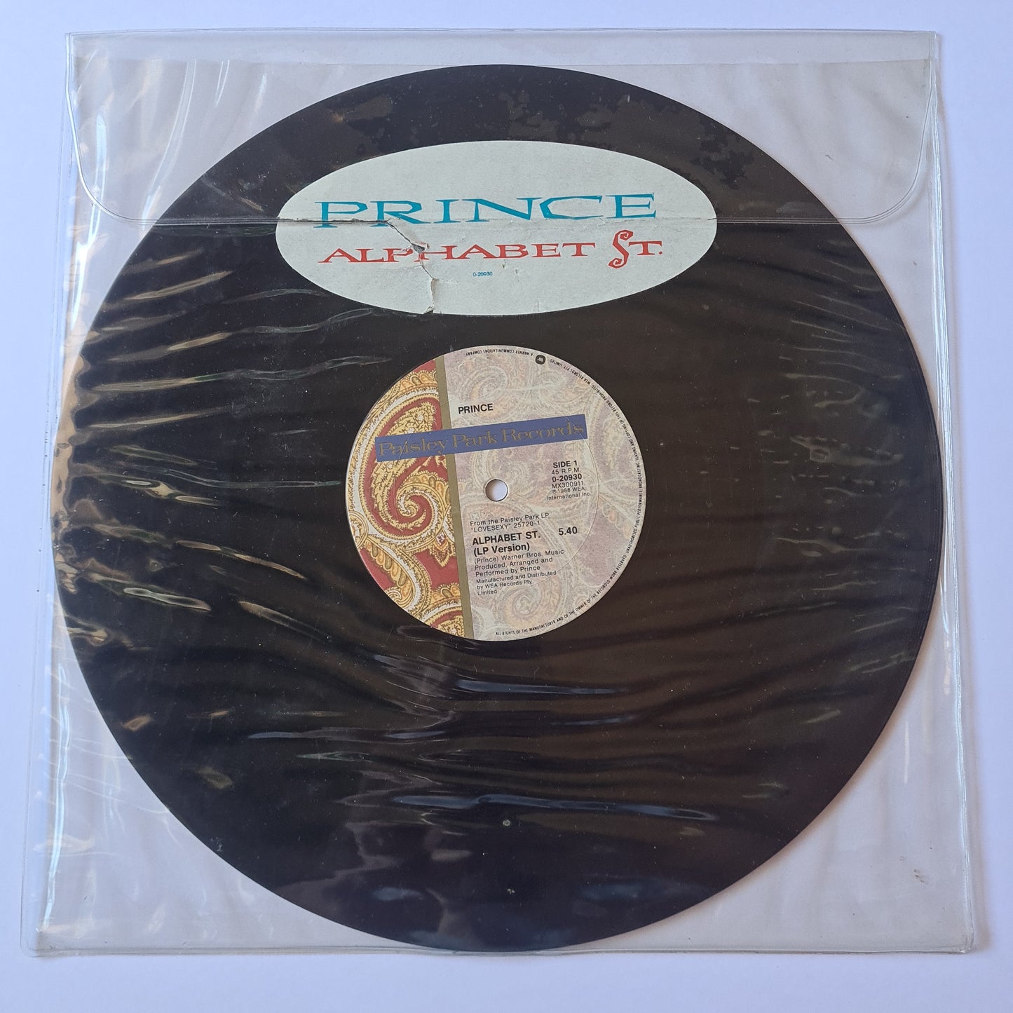 Prince – Alphabet Street (Maxi Single) - 1988