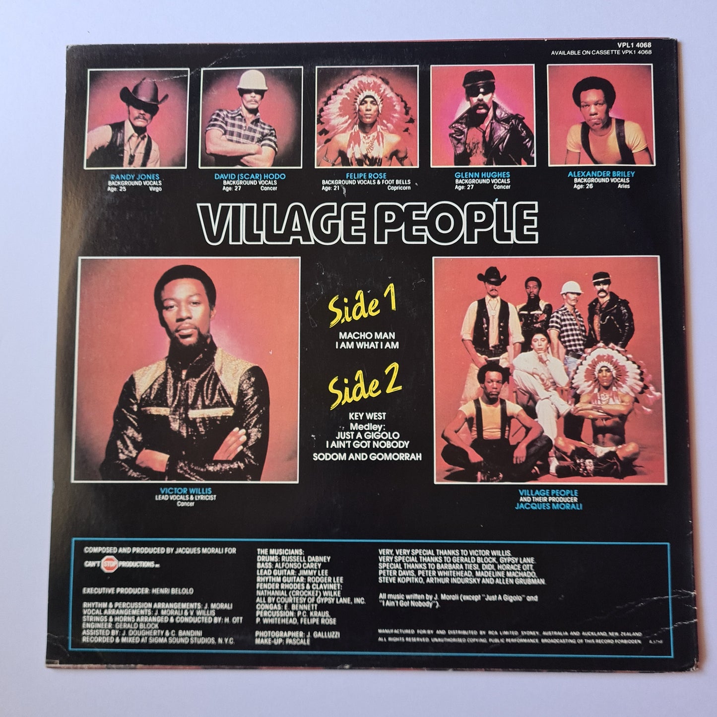 Village People – Macho Man - 1977 - Vinyl Record