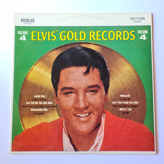 Elvis Presley – Elvis' Gold records Volume 4 - 1968 - Vinyl Record