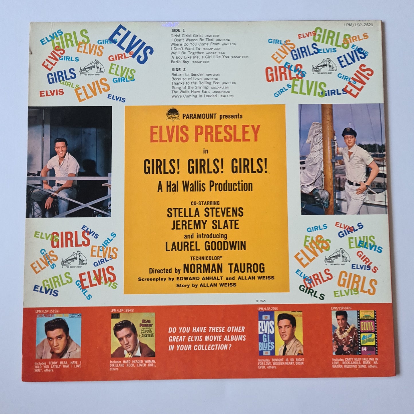 Elvis Presley – Girls! Girls! Girls! - 1976 Pressing - Vinyl Record