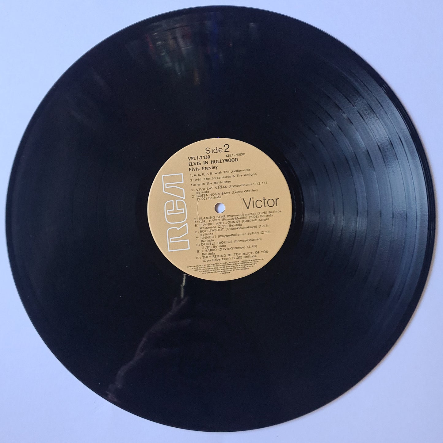 Elvis Presley – Elvis In Hollywood- 1976 - Vinyl Record