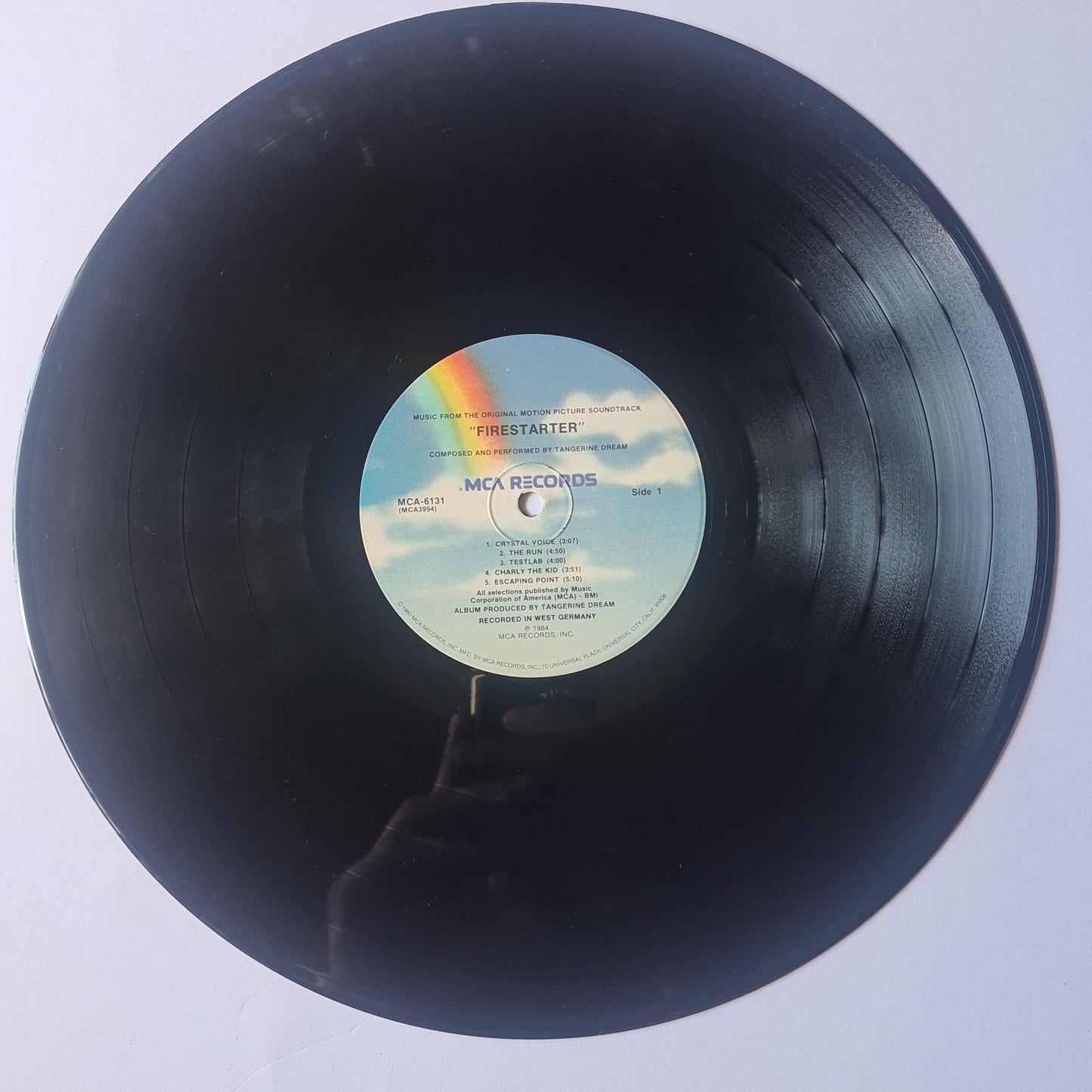 Tangerine Dream Firestarter The Original Movie Soundtrack 1984