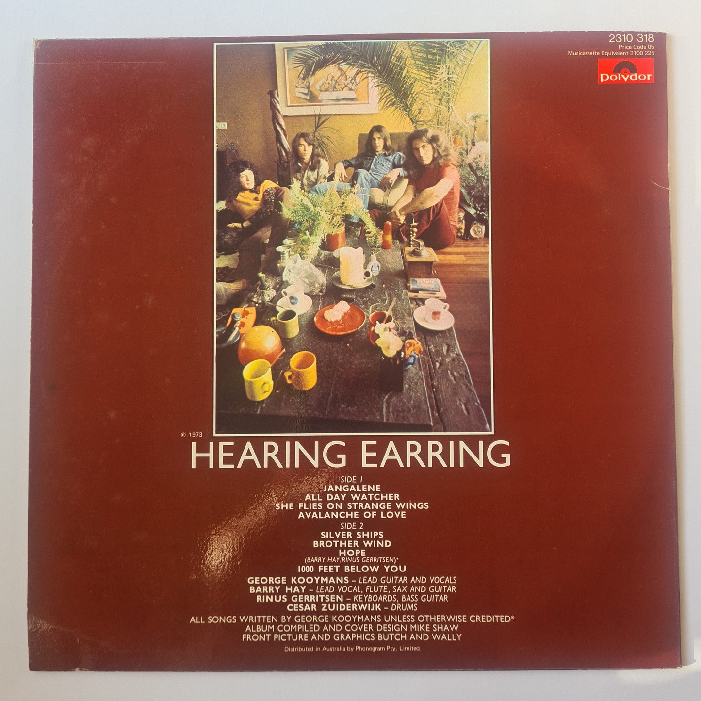 Golden Earring – Hearing Earring - 1974 - Vinyl Record