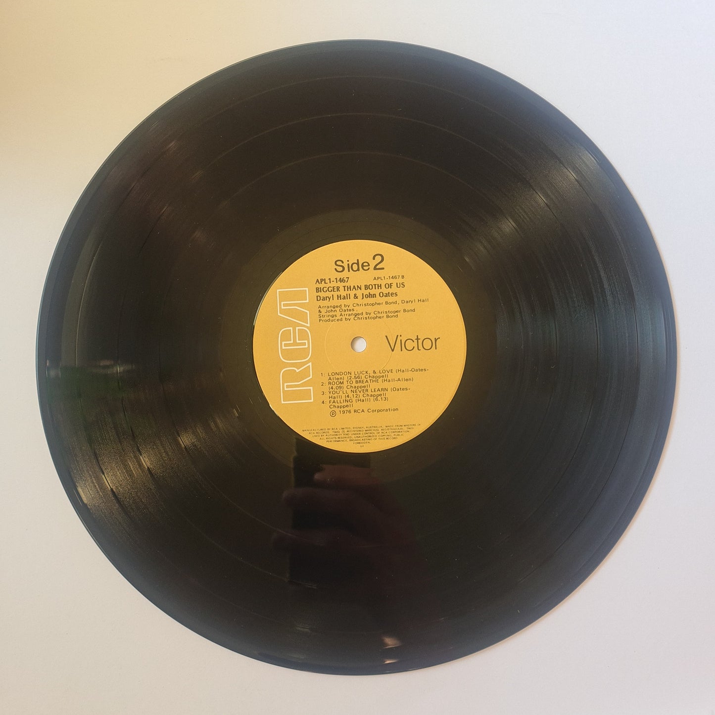 Hall & Oates – Bigger Than Both Of Us - 1976 - Vinyl Record