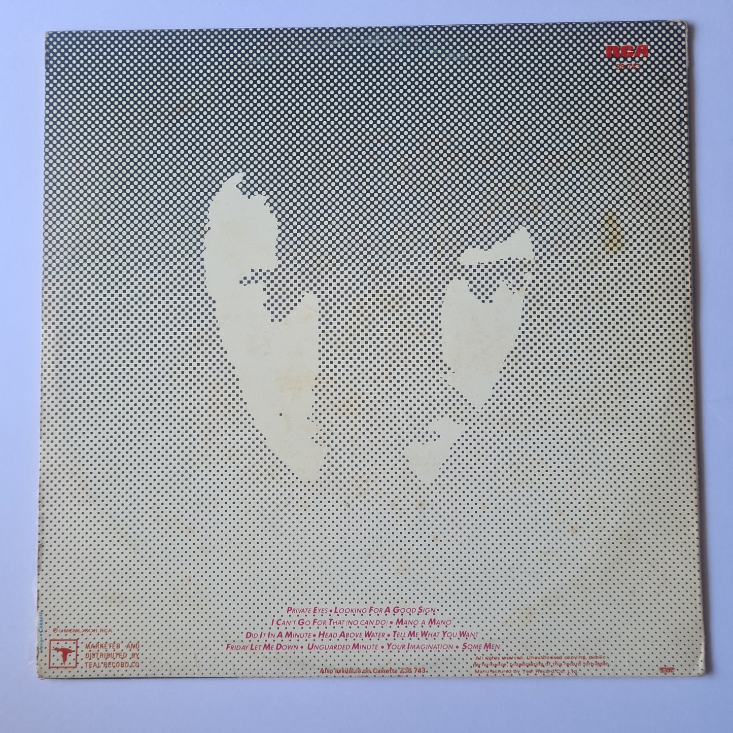 Hall & Oates – Private Eyes - 1981 - Vinyl Record