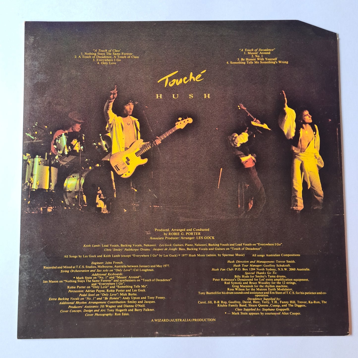 Hush – Touche' -1977 - Vinyl Record