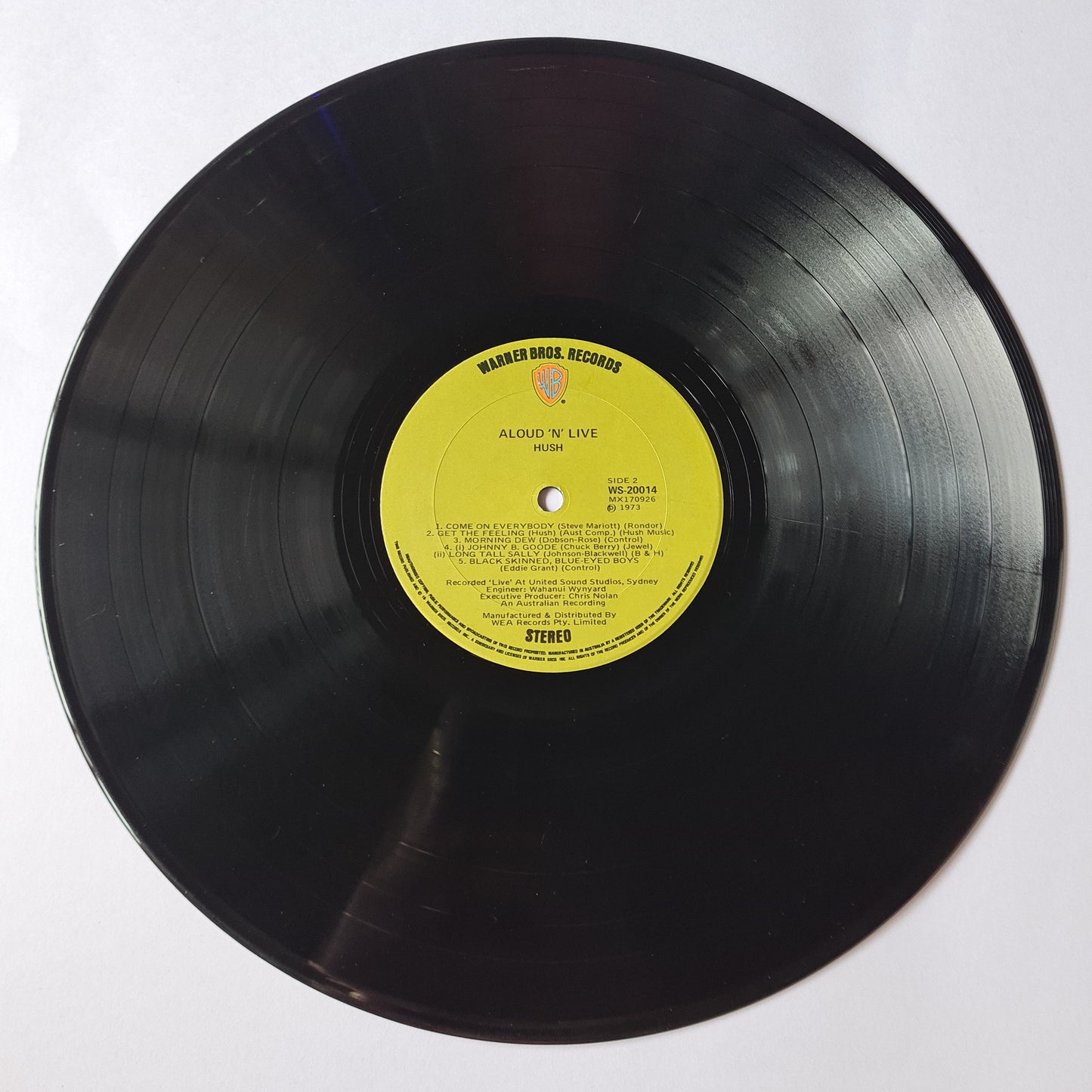 Hush – Aloud 'N' Live -1973 - Vinyl Record