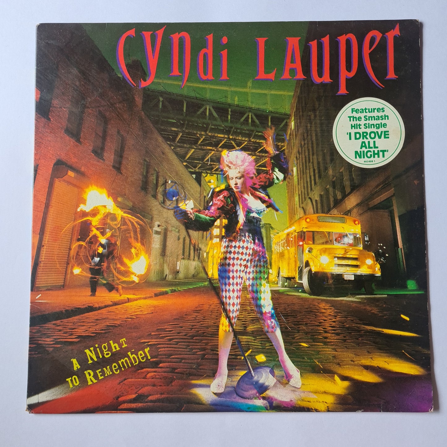 Cyndi Lauper – A Night To Remember - 1989 - Vinyl Record