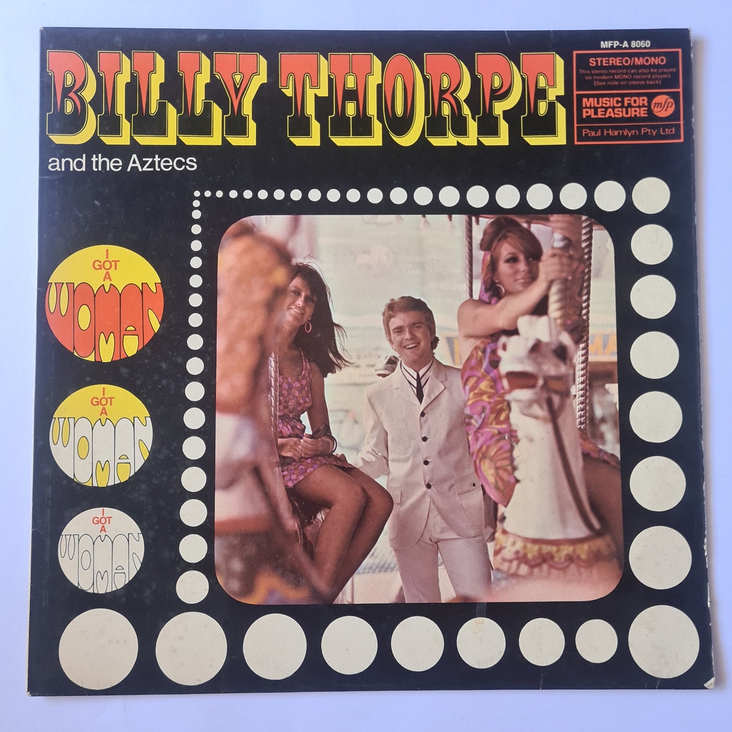 Billy Thorpe & The Aztecs – I Got A Woman - 1968 - Vinyl Record