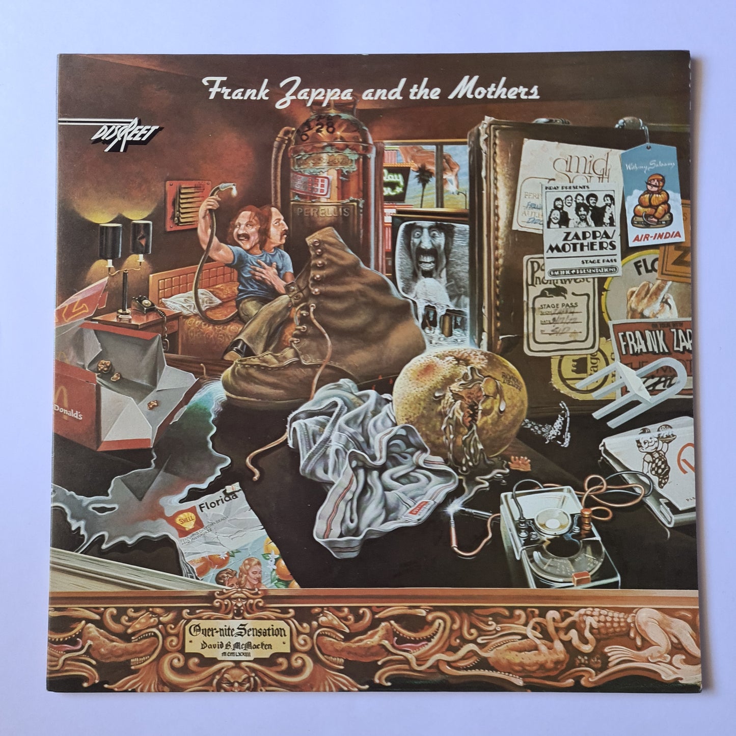 Frank Zappa & The Mothers – Over Nite Sensation - 1973 (Gatefold) - Vinyl Record