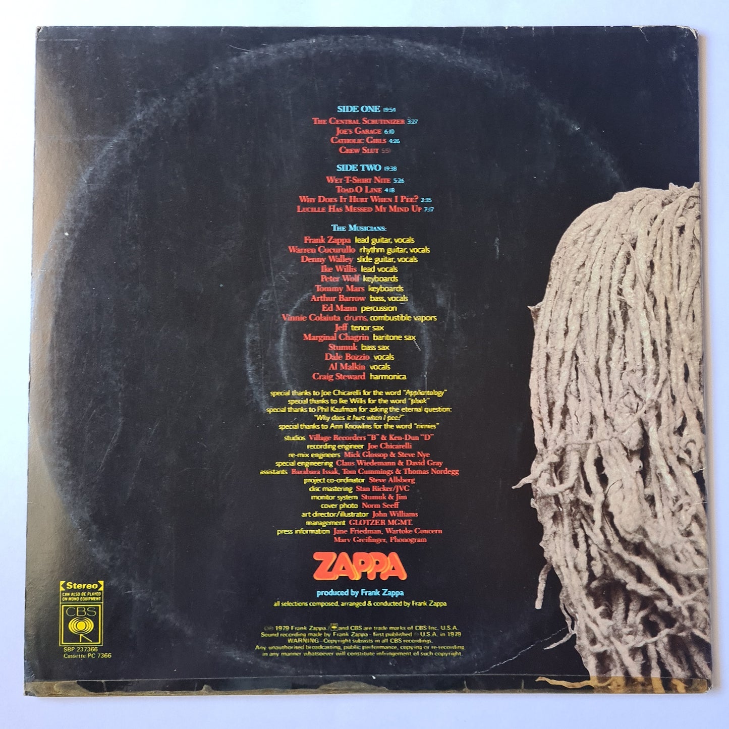 Frank Zappa – Joe's Garage Act 1 - 1979 (Gatefold) - Vinyl Record