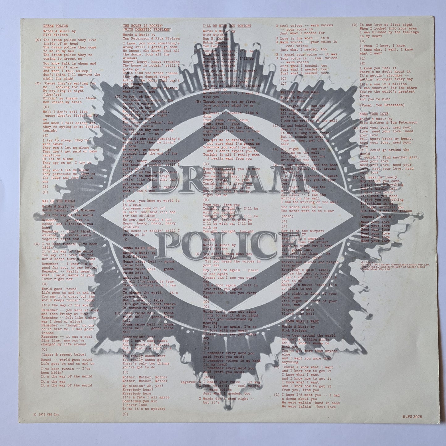 Cheap Trick – Dream Police - 1979 (Gatefold) - Vinyl Record