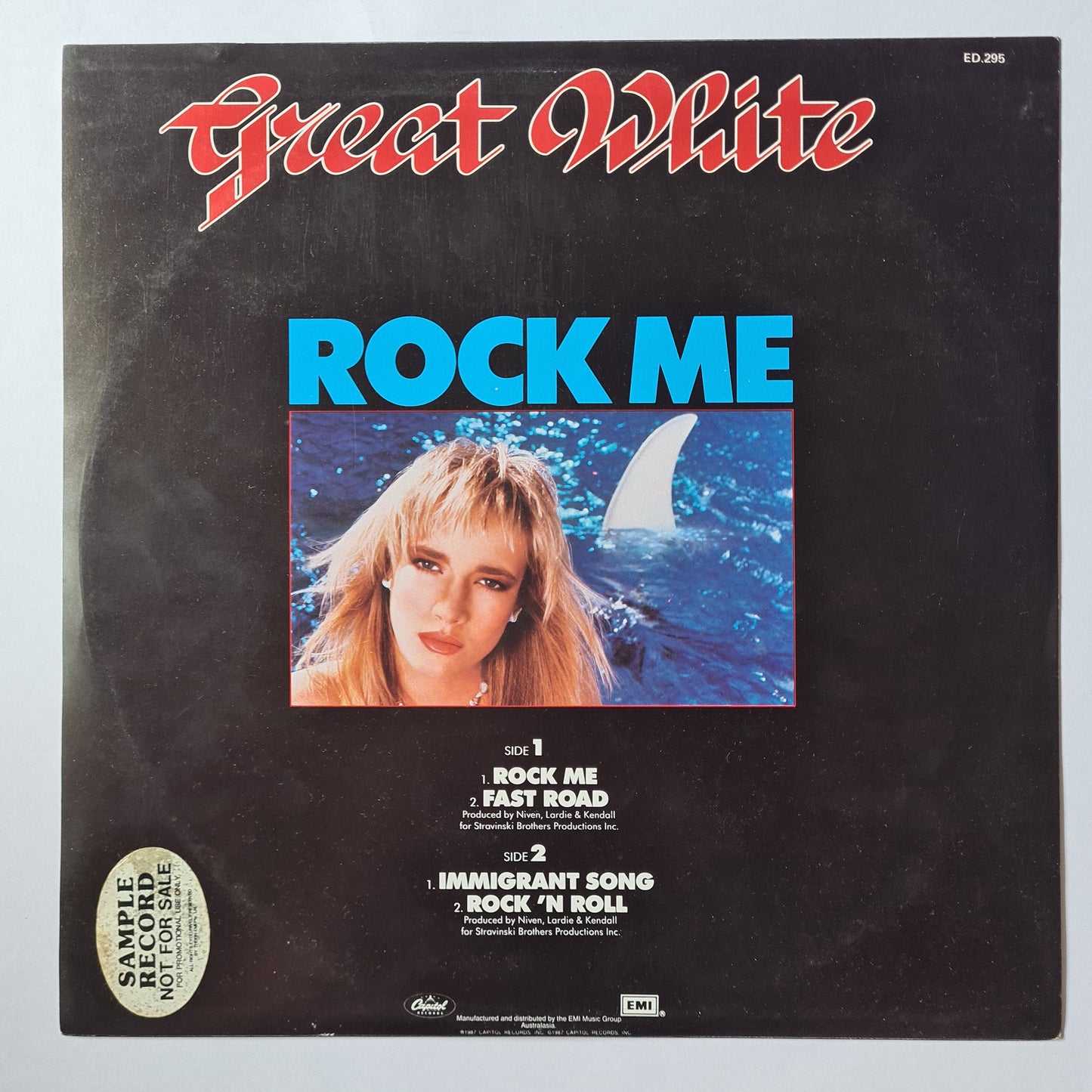 Great White Rock Me 1987 Sound Hound Records