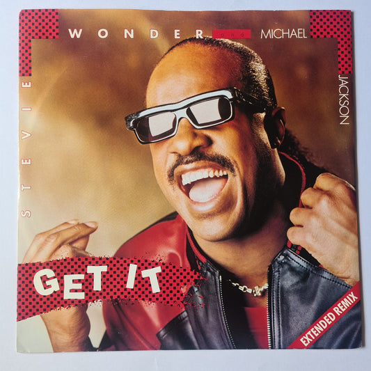 Stevie Wonder & Michael Jackson – Get It (12inch Maxi Single) - 1987 - Vinyl Record