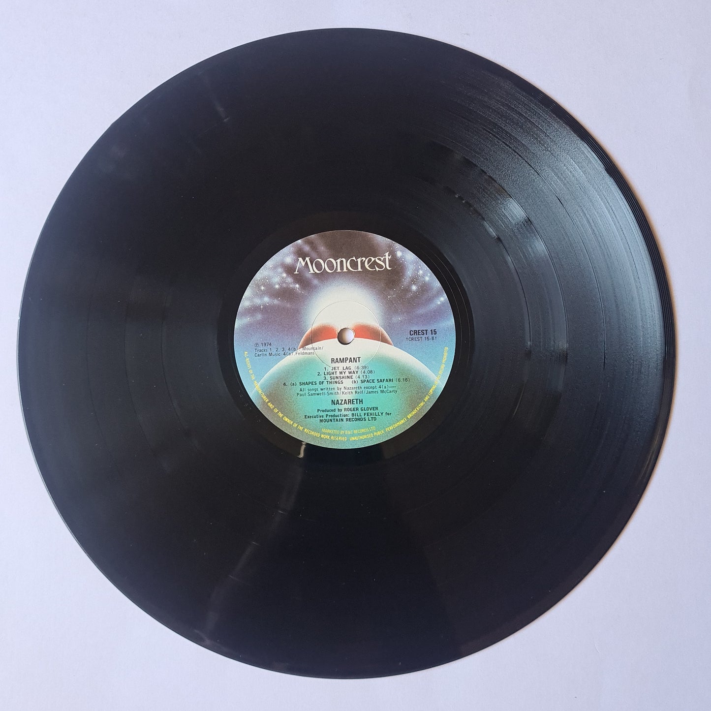 Nazareth – Rampant - 1974 (embossed cover) - Vinyl Record