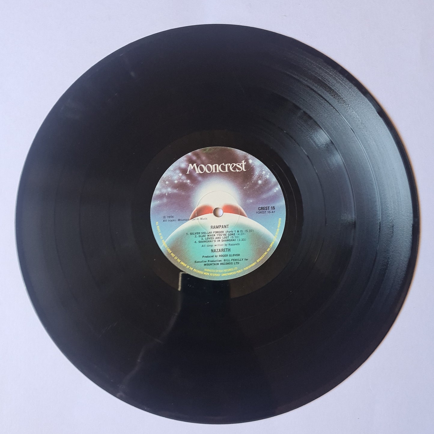 Nazareth – Rampant - 1974 (embossed cover) - Vinyl Record