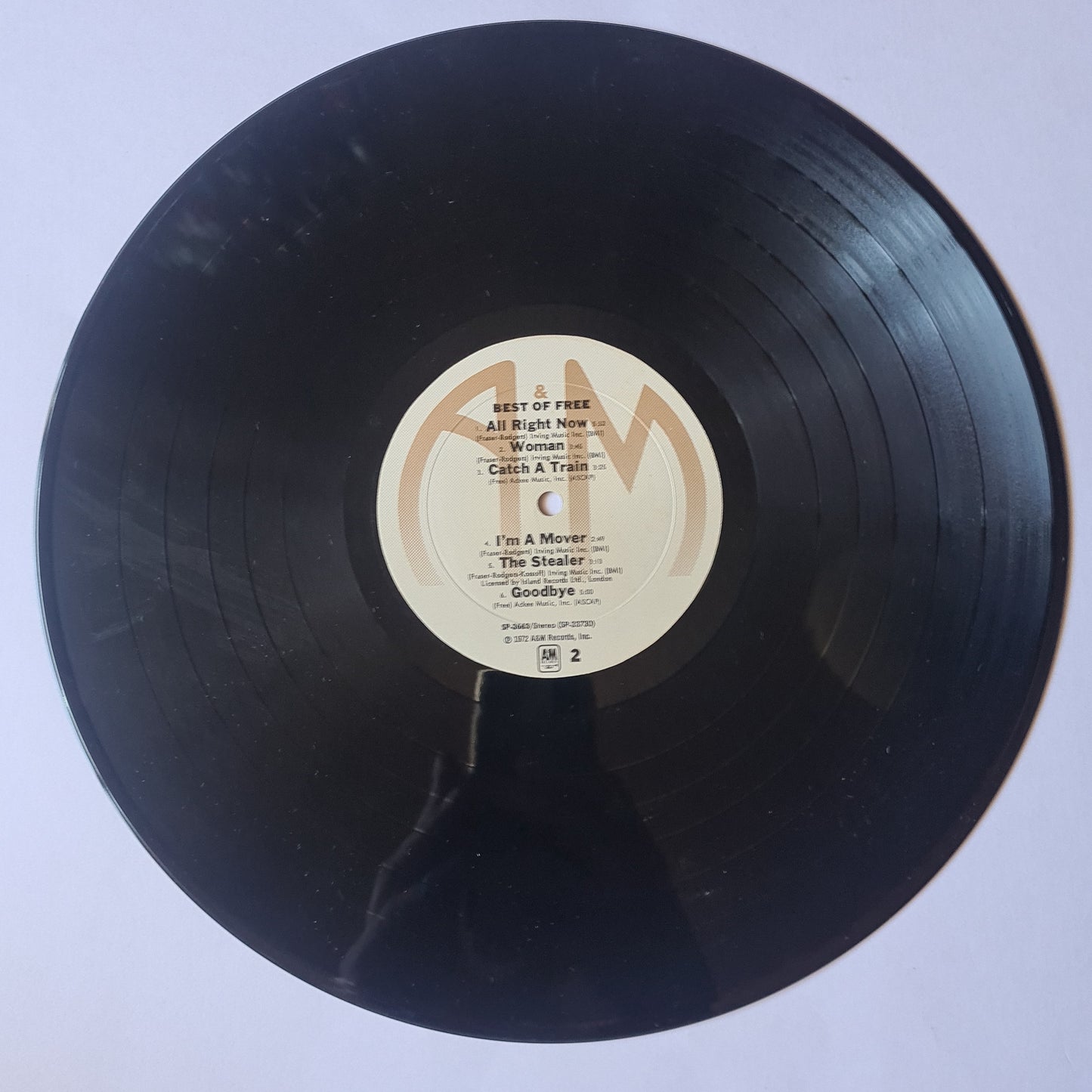 Free – Best Of Free - 1972 - Vinyl Record