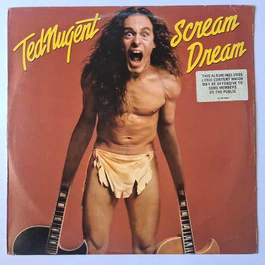 Ted Nugent – Scream Dream - 1980 - Vinyl Record