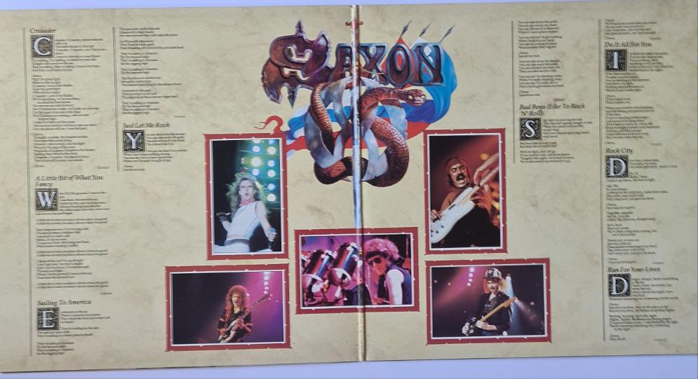 Saxon – Crusader - 1984 (Gatefold) - Vinyl Record