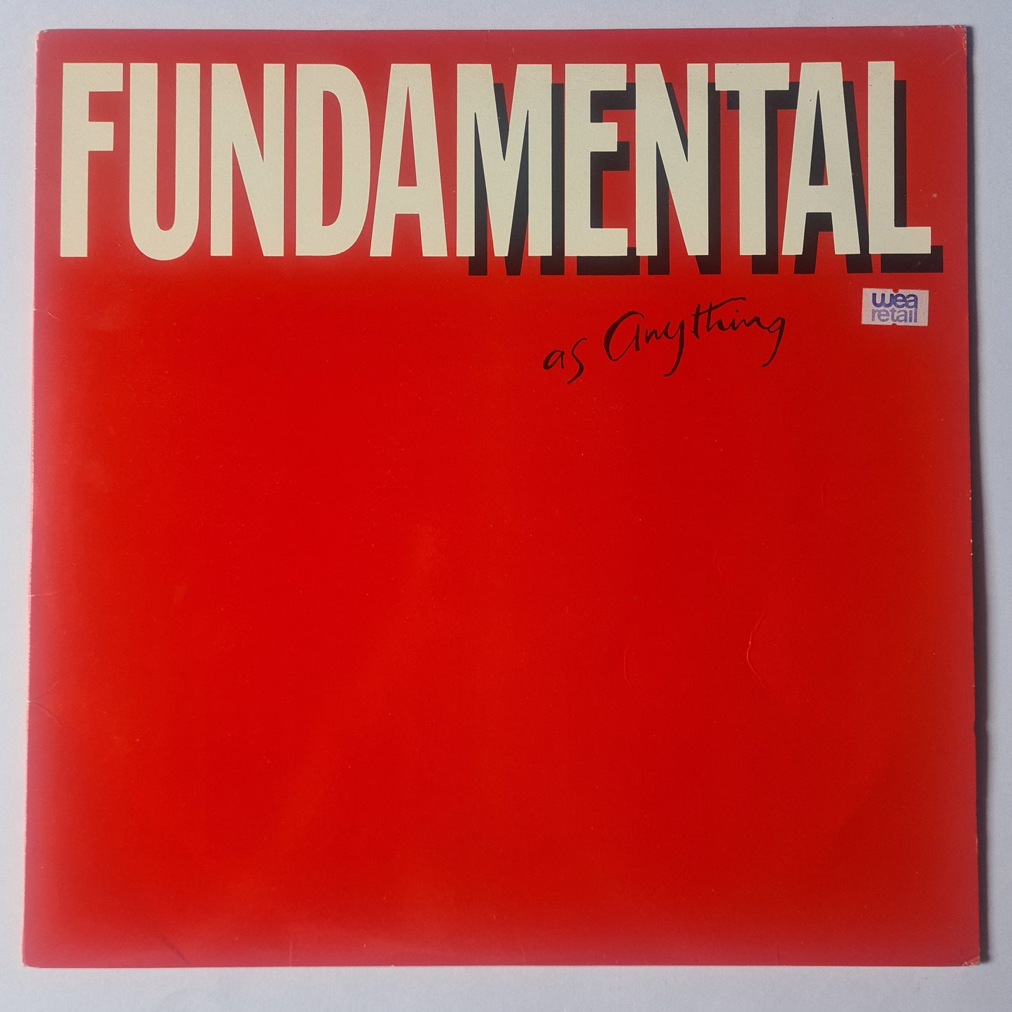 Mental As Anything - Fundamental As Anything  - 1985 (with poster) - Vinyl Record