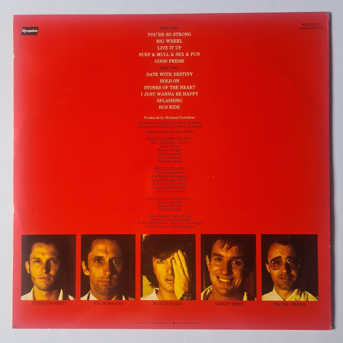 Mental As Anything - Fundamental As Anything  - 1985 (with poster) - Vinyl Record