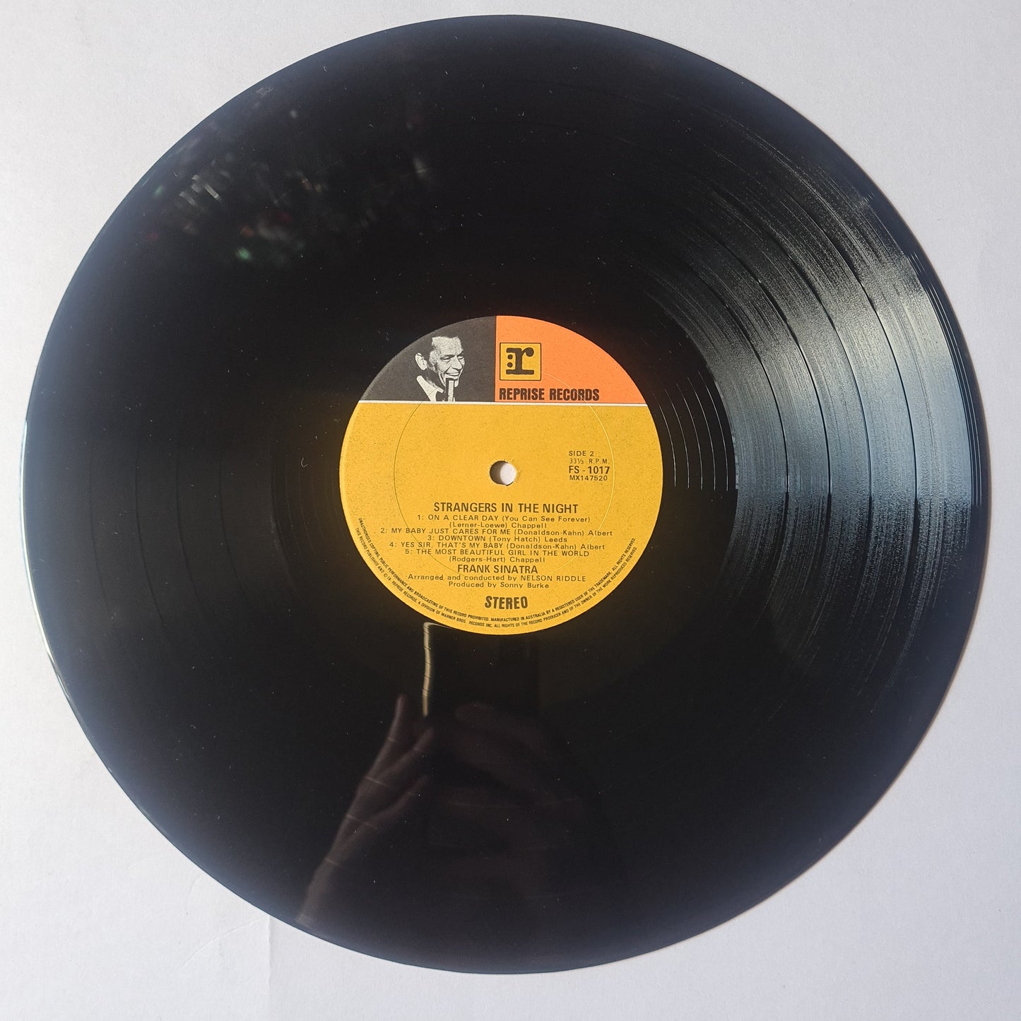 Frank Sinatra – Strangers In The Night - 1966 - Vinyl Record