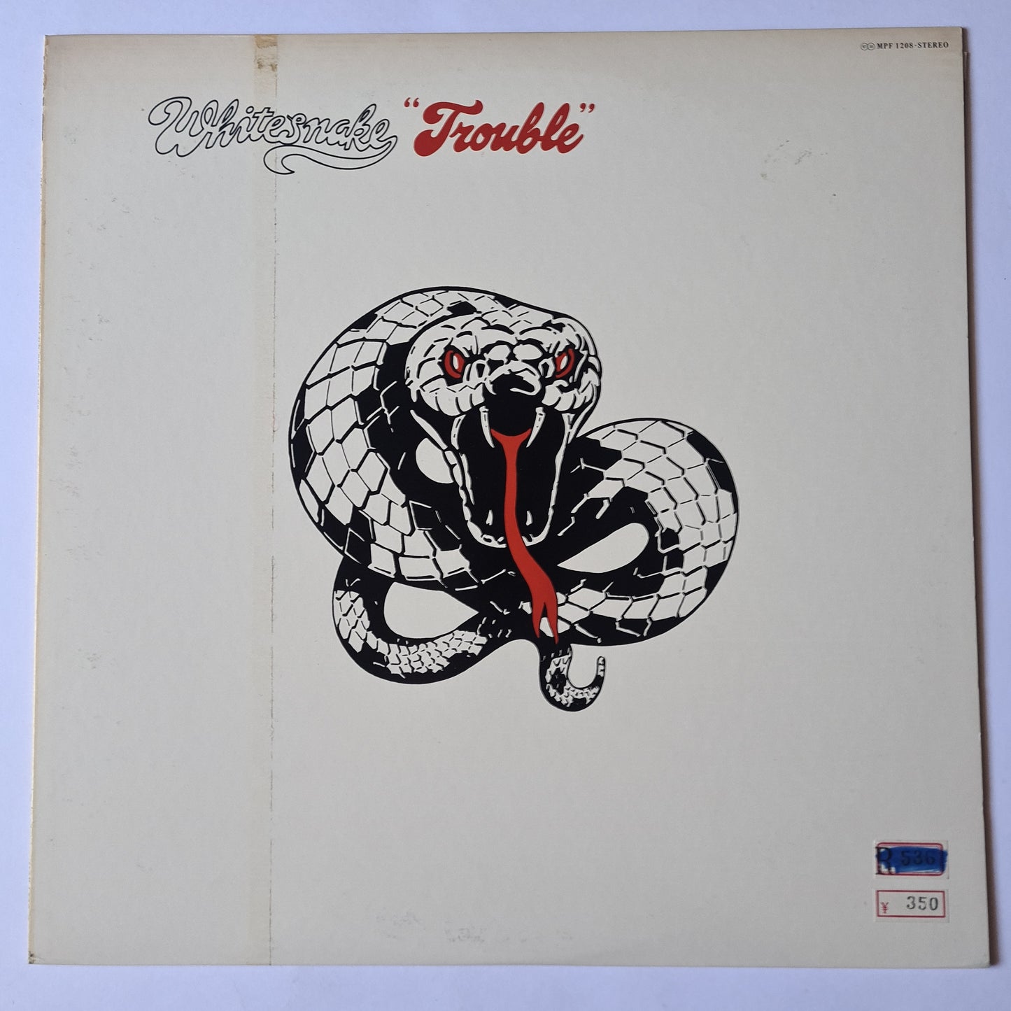 Whitesnake – Trouble - 1979 - Vinyl Record