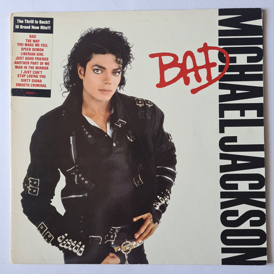 Michael Jackson – Bad - 1987 (Gatefold) - Vinyl Record