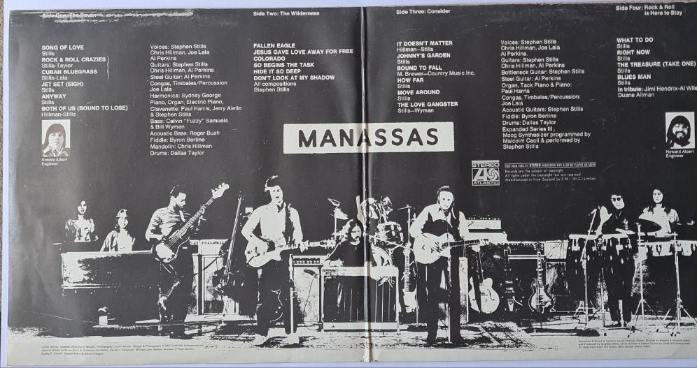 Stephen Stills – Manassas - 1973 (with poster) - Vinyl Record