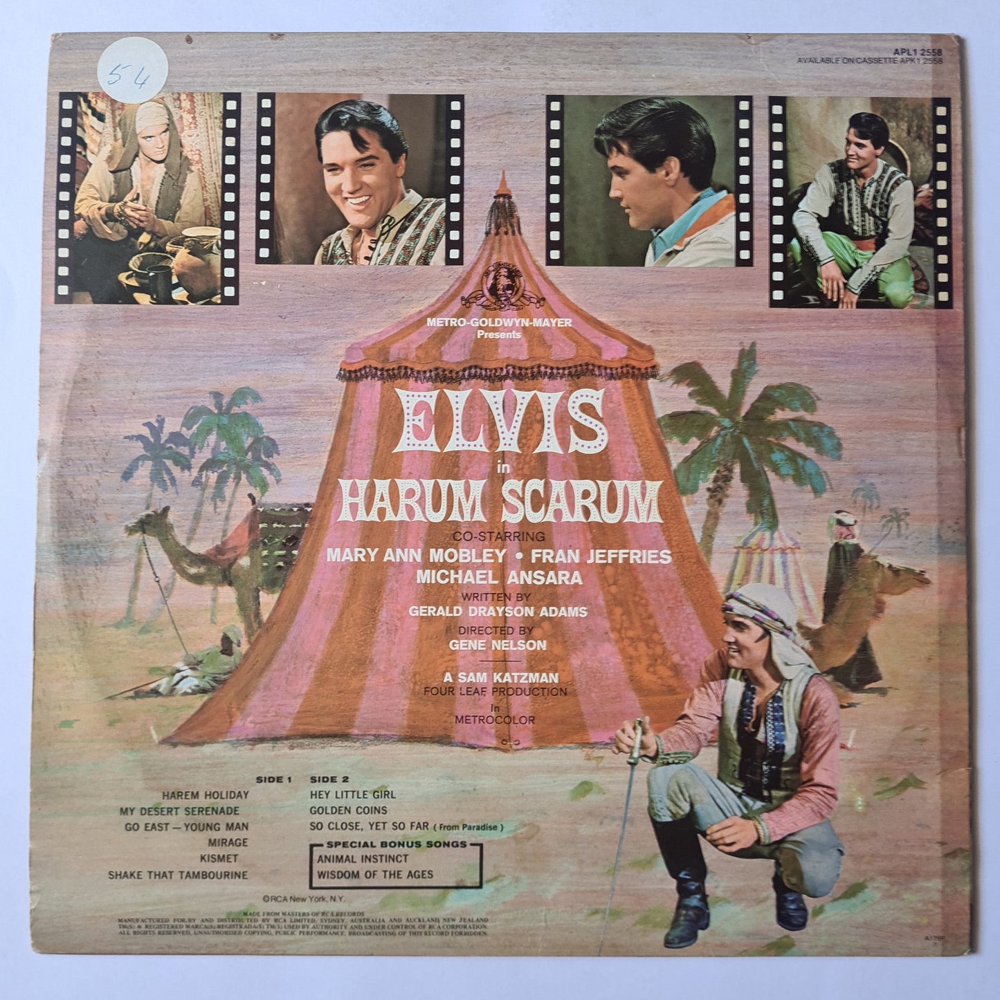 Elvis Presley – Harum Scarum - 1978 Pressing - Vinyl Record