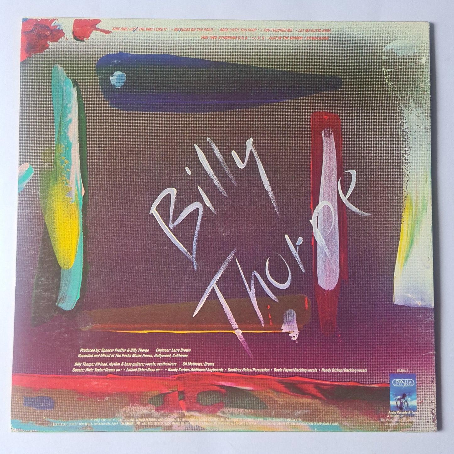 Billy Thorpe – Stimulation - 1981 - Vinyl Record