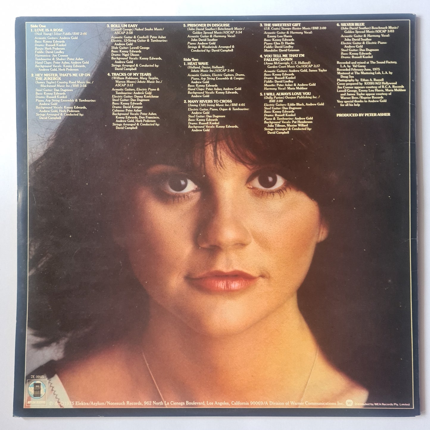 Linda Ronstadt – Prisoner In Disguise - 1975 (Gatefold) - Vinyl Record