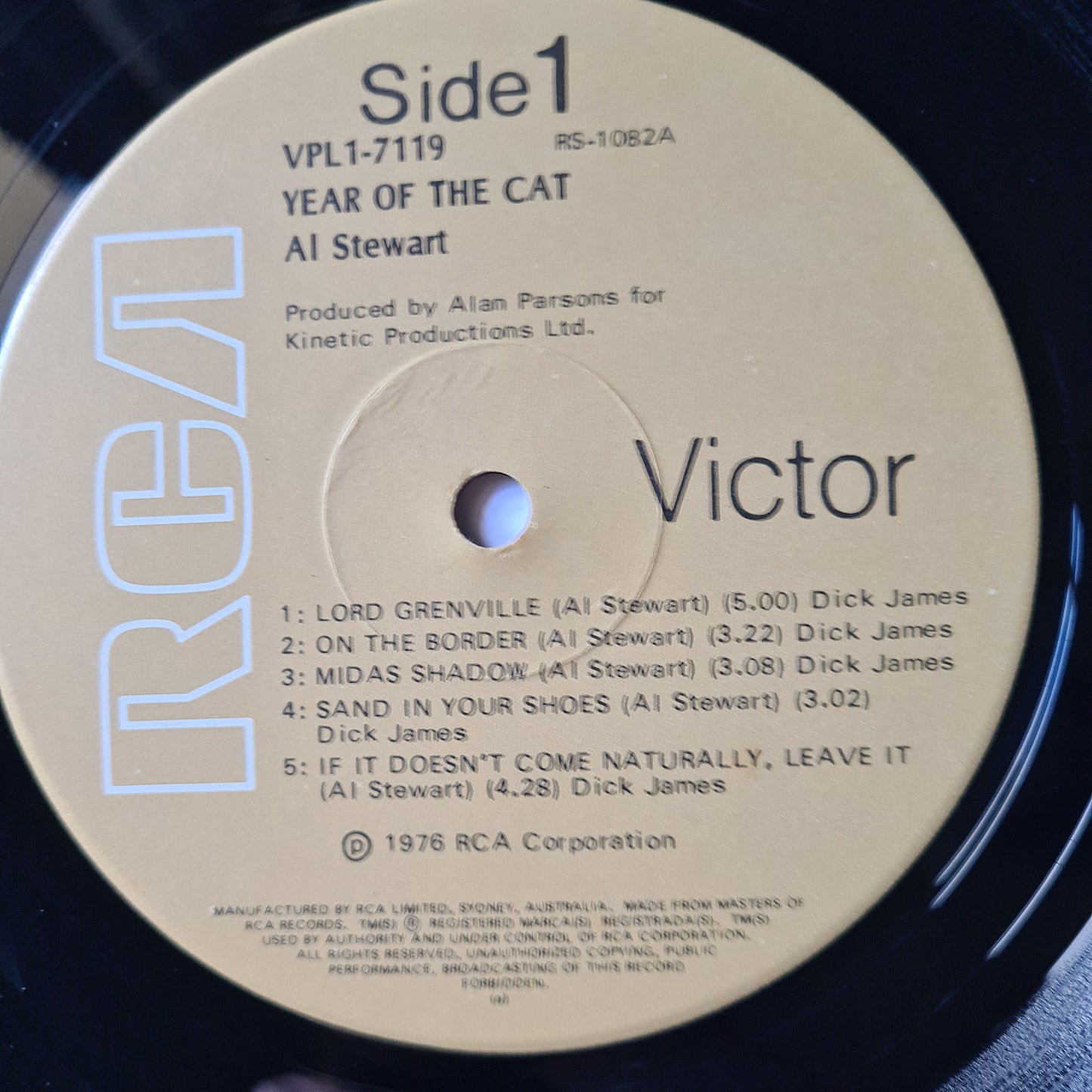 Al Stewart – Year Of The Cat - 1976 (Gatefold) - Vinyl Record