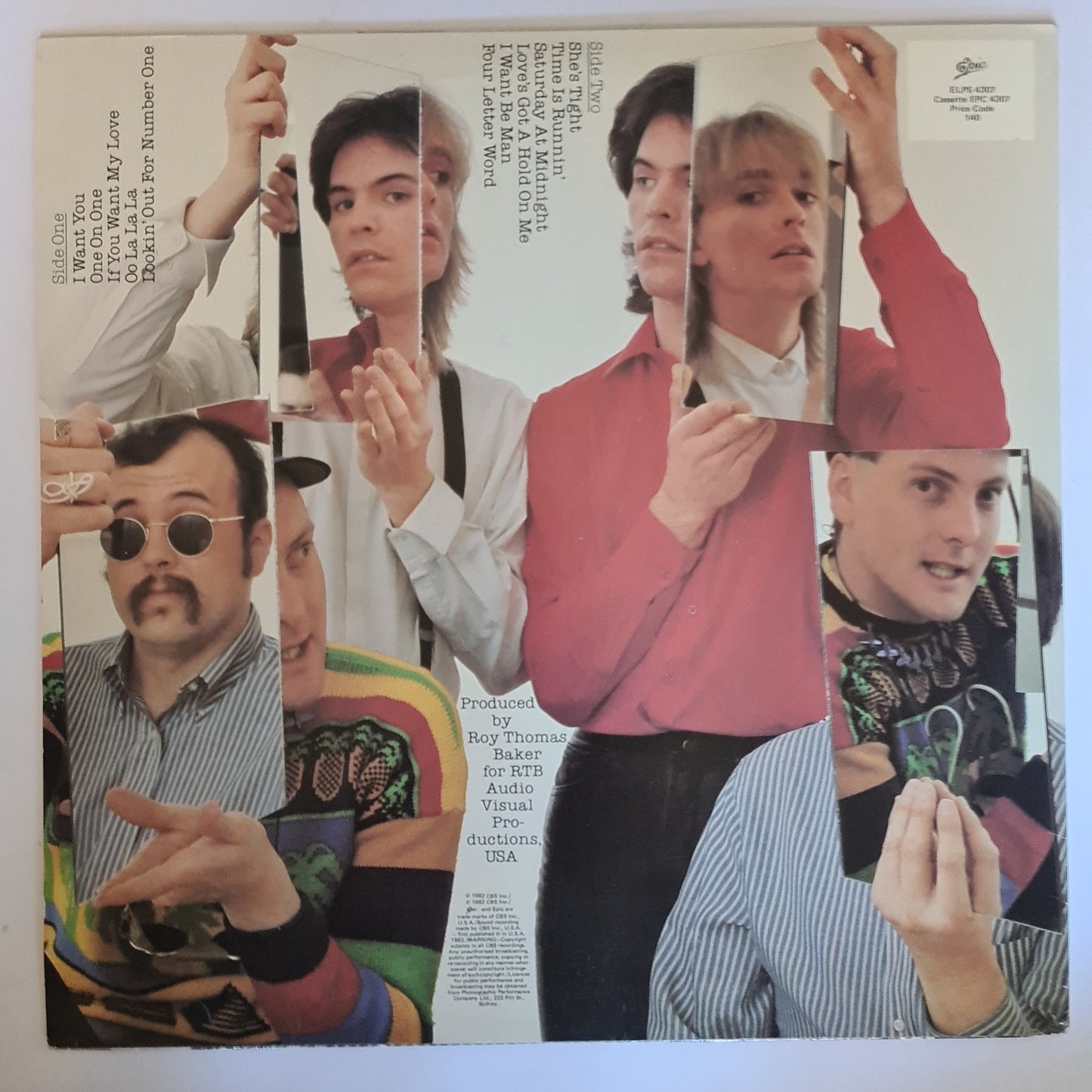 Cheap Trick – One On One - 1982 - Vinyl Record