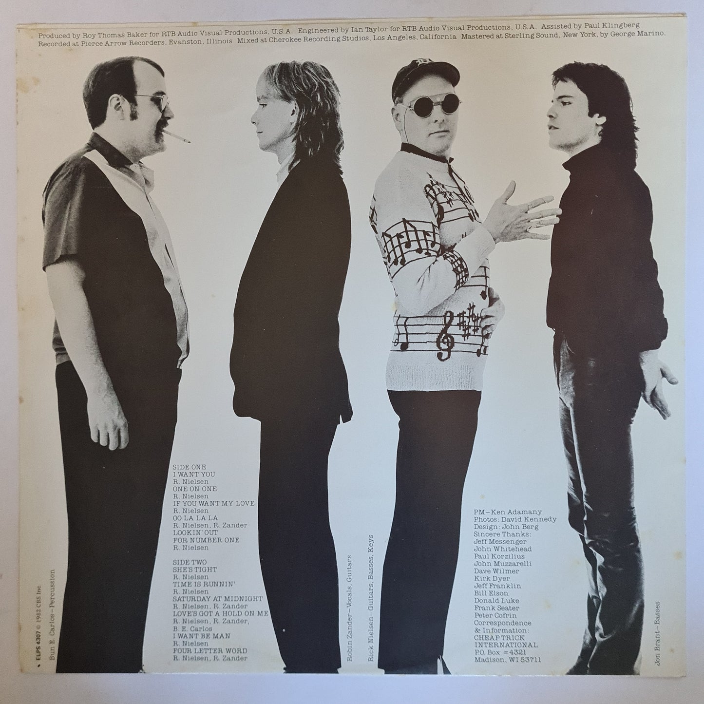 Cheap Trick – One On One - 1982 - Vinyl Record