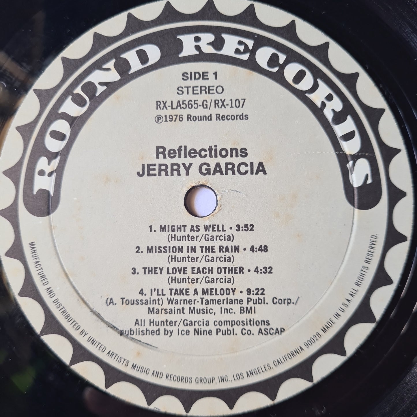 Jerry Garcia – Reflections - 1976 - Vinyl Record