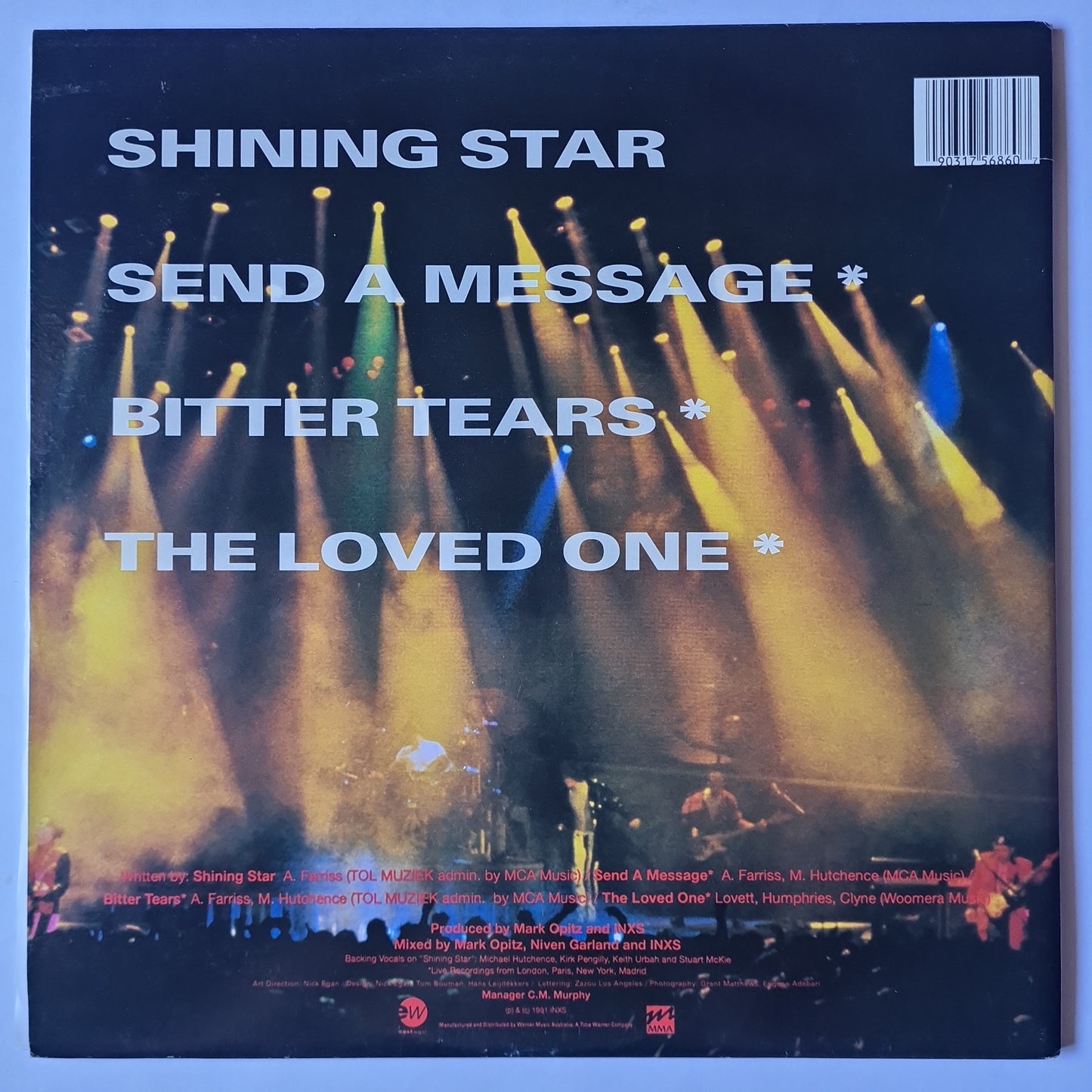 INXS – Shining Star - 1991 (Gatefold 4 Track Maxi Single) - Vinyl Record