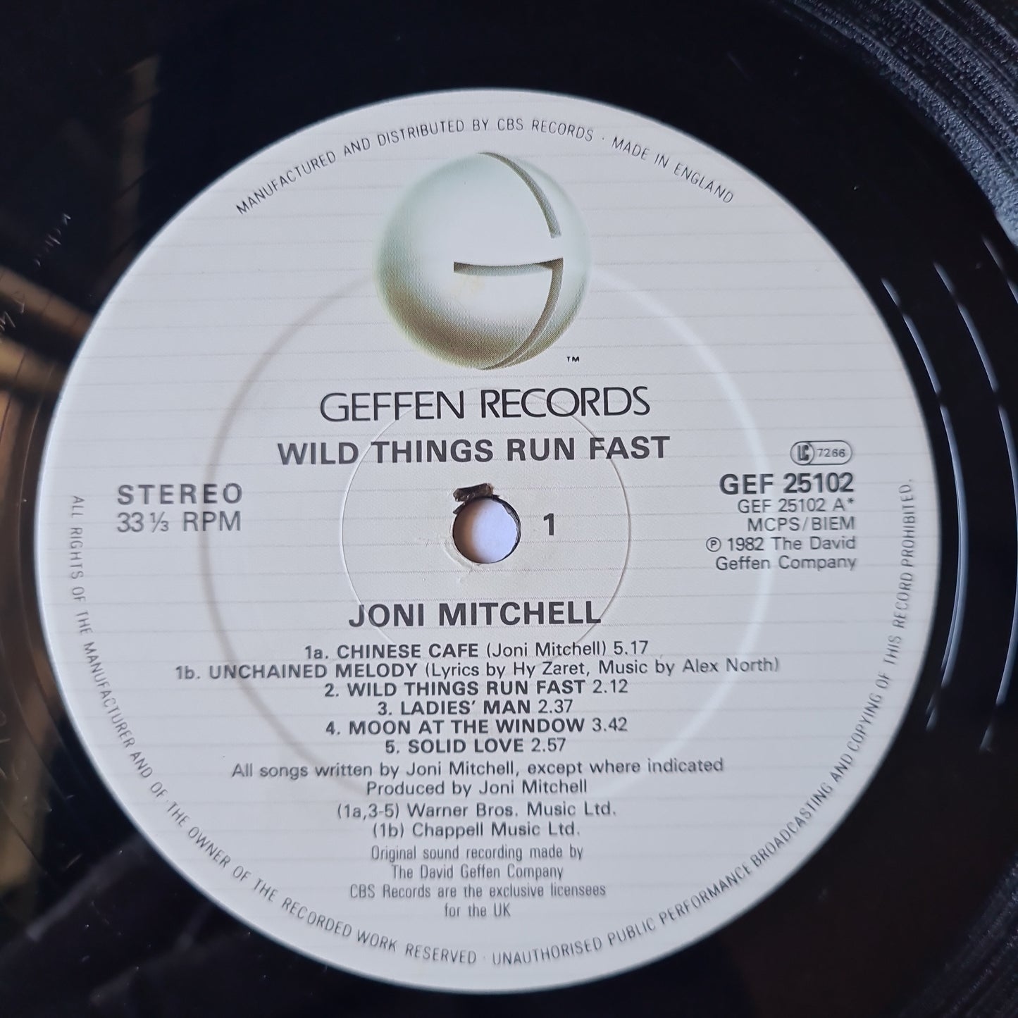 Joni Mitchell – Wild Things Run Fast - 1982 (Gatefold) - Vinyl Record