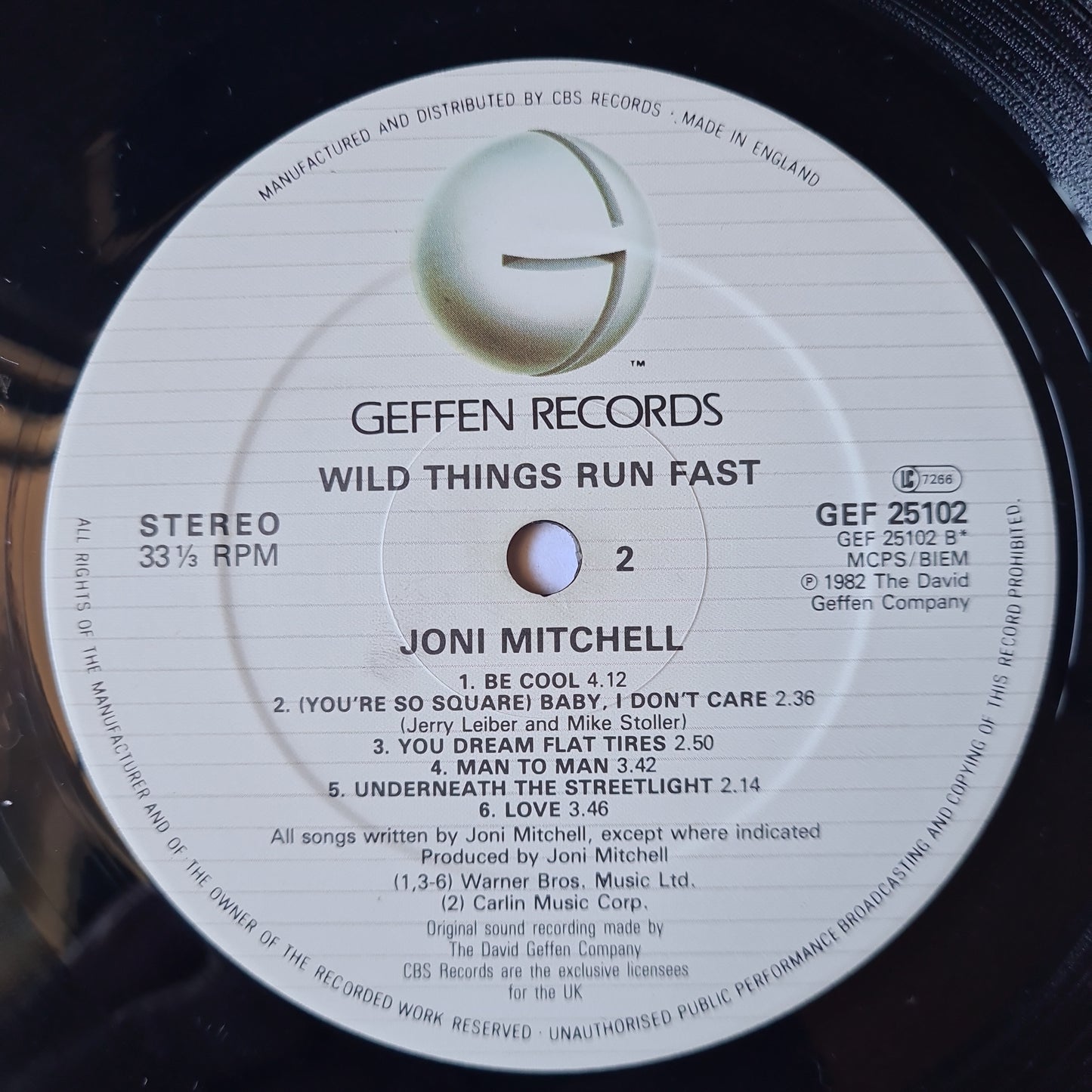 Joni Mitchell – Wild Things Run Fast - 1982 (Gatefold) - Vinyl Record