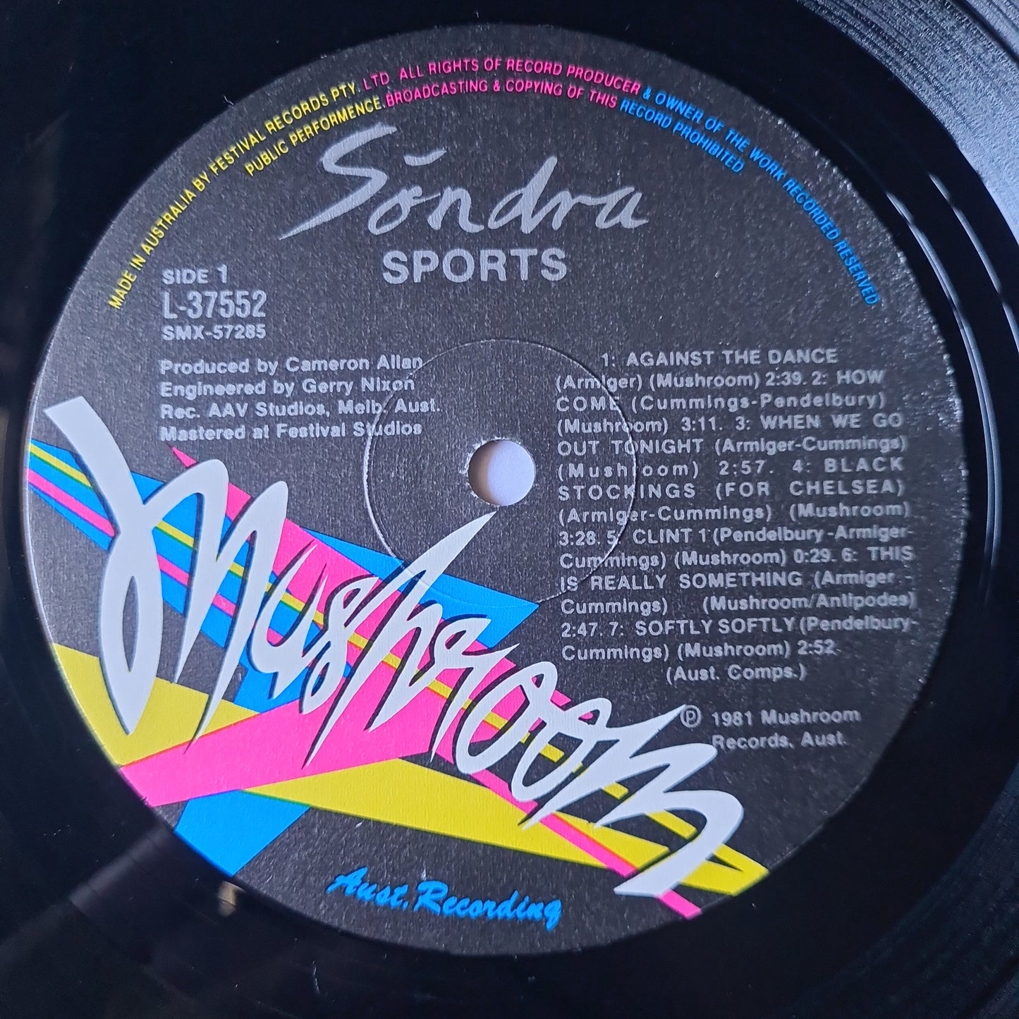 The Sports – Sondra - 1981 - Vinyl Record