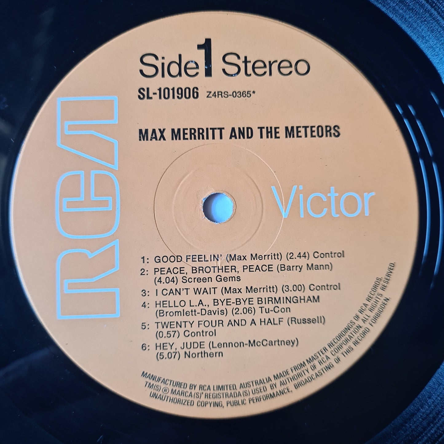 Max Merritt & The Meteors – Stray Cats - 1971 (Gatefold) - Vinyl Record